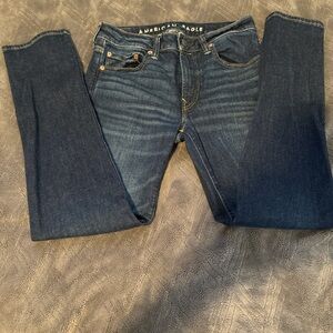 American Eagle Outfitters Dark Blue Skinny Jeans
